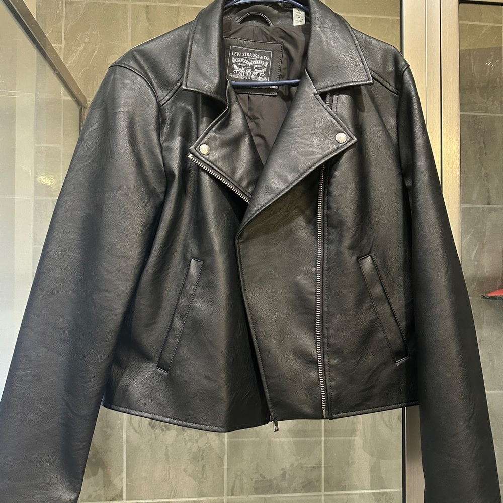 Levi's Black Leather Jacket